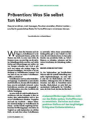 Titelbild des Artikels Prävention bei Vorhofflimmern