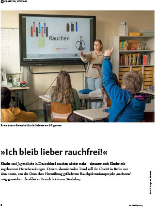 Titelbild des Artikels: Ich bleib lieber rauchfrei!
