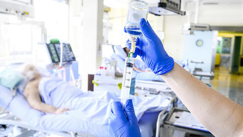 Patient auf Intensivstation