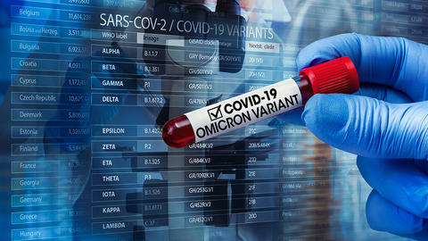 Darstellung von Corona-Mutationen