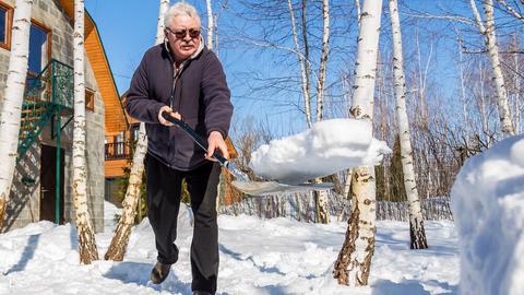 Herzpatient s chippt schnee