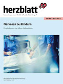 Titelbild Sonderdruck Narkosen bei Kindern